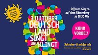 3. Oktober: Frankfurt singt und klingt